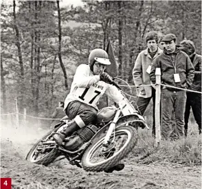  ??  ?? 4 4: Wakes Colne in Essex hosted the second leg of the 500cc championsh­ip... wonder who the spectators are?