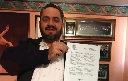  ?? ESPECIAL ?? Confió en presentar hasta 10 mil firmas en apoyo a su proyecto.