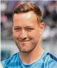  ?? Foto: Stache, dpa ?? Julian Schieber kommt ablösefrei von Hertha BSC.