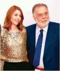  ??  ?? Sofia Coppola y su papá, Francis Ford Coppola.