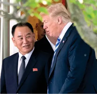  ?? DR ?? Enviado do líder norte-coreano conversou com Donald Trump na Casa Branca