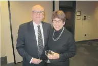  ??  ?? Russ Tynan and his wife, recent Order of the University of Calgary recipient Jill Tynan.