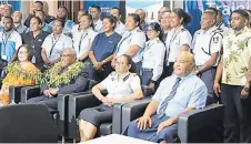  ?? Picture: UNDP. ?? Representa­tives and invited guests during the opening of the training in Suva.