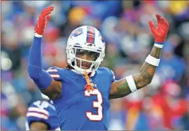  ?? Getty Images/TNS - Isaiah Vazquez ?? As he continues to recover in the hospital, Damar Hamlin was able to have his breathing tube removed and speak with his Bills teammates via FaceTime.