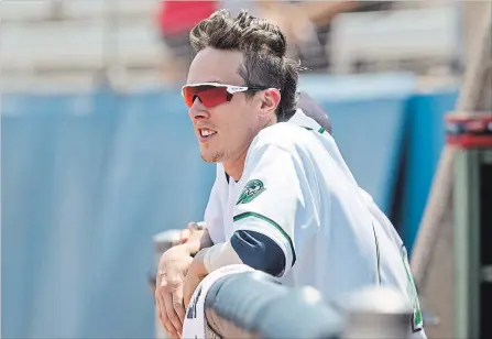  ?? BOB TYMCZYSZYN TORSTAR ?? After four seasons with the Hamilton Cardinals, Niagara Falls native Nate Mastervick is back home as a member of the Welland Jackfish.