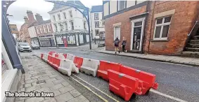  ?? ?? The bollards in town