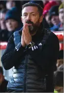  ??  ?? McInnes must find a way to fit in all new Aberdeen players