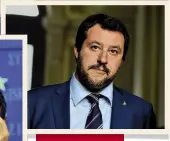  ??  ?? DallÕalto, la sede della Commission­e Europea a Bruxelles; Matteo Salvini, 45 anni, e Viktor Orbán, 55, premier ungherese.