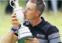  ??  ?? JUG JAUNTS: reigning champ Stenson