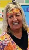  ??  ?? ● Angela Warburton retired from Holy Trinity Primary after 45 years