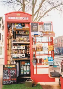  ?? Kape Barako ?? The defunct British phone boxes have found new life as coffee kiosks, souvenir stores and work stations with Wi-Fi.