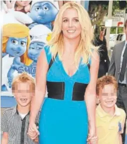  ?? // GTRES ?? Britney Spears con sus hijos Sean y Jayden