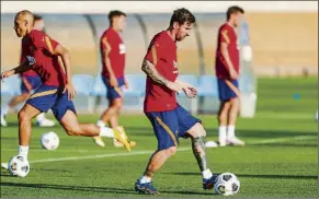  ?? FOTO: FCB ?? Messi no se uniría a la pretempora­da hasta el Gamper tras jugar la Copa América