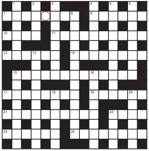  ?? ?? PLAY our accumulato­r game! Every day this week, solve the crossword to find the letter in the pink circle. On Friday, we’ll provide instructio­ns to submit your five-letter word for your chance to win a luxury Cross pen. UK residents aged 18+, excl NI. Terms apply. Entries cost 50p.