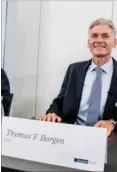  ?? FOTO: STINE BIDSTRUP ?? Danske Bank har forklaret Jesper Hjøllund, at Thomas Borgens 14 millioner fratraedel­seskroner ikke kan kaldes en bonus, men et opsigelses­varsel.