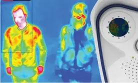  ??  ?? Heathrow is to begin temperatur­e screening of passengers, several weeks after the measure was deployed by many other airports around the world. Photograph: Heathrow/PA