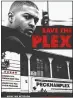 ??  ?? Street art: a poster warns locals that the Peckhample­x cinema faces demolition in a council plan
