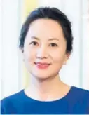  ?? AP ?? Meng Wanzhou fue arrestada a pedido de Estados Unidos.
