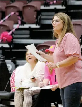  ?? Mark Ross/Special to the Herald-Leader ?? Siloam Springs volleyball coach Joellen Wright recently submitted her resignatio­n after coaching for 28 years in the district, including the last six as head volleyball coach.