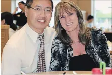  ??  ?? Dr. Andrew Chan and Lynn Witteveen.