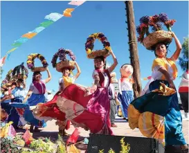  ?? AGENCIA ENFOQUE ?? Danzantes, músicos y artistas se reunieron en Atlixco.