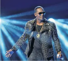  ?? AP PHOTO ?? R. Kelly performs at the BET Awards in Los Angeles in this 2013 file photo.