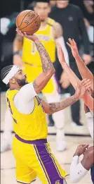  ?? FOTO: AP ?? Anthony Davis, destacado