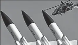  ?? PTI ?? The MR-SAM, a land-based version of the long-range surface-to-air missile (LRSAM) for the navy, will have a strike range of up 70 km. The deal envisages 40 firing units and around 200 missiles.