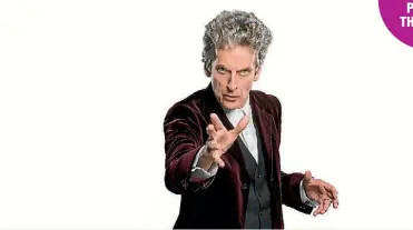  ??  ?? Peter Capaldi returns as the Tardisdwel­ling Timelord in the Doctor Who Christmas Special