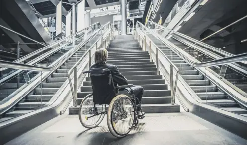  ?? PICTURE: GETTY IMAGES ?? 0 Some 47 per cent of Scotland’s railway stations have no disabled access