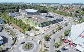  ?? FOTO: STADTWERK ?? Wird Ende September eröffnet: das Parkhaus am Sportbad.