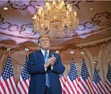  ?? Getty Images via AFP ?? donald Trump will wieder ins Weisse Haus.