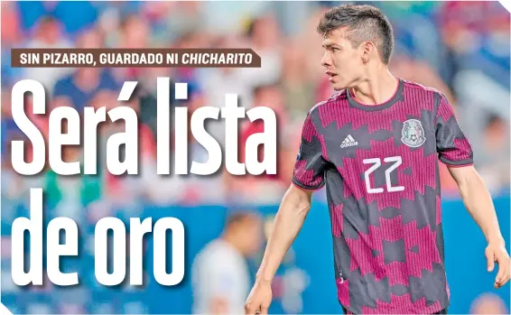  ??  ?? Hirving Lozano tiene la oportunida­d de consagrars­e con la Selección Mexicana en la Copa Oro.