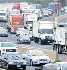  ?? File photo ?? Heavy traffic moves northbound on Interstate 95 in Bridgeport.