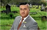  ?? PHOTO: SUPPLIED ?? Francis Tipene from the The Casketeers is drawing back the curtain on funerals.