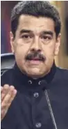  ??  ?? Nicolás Maduro