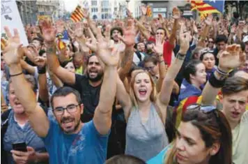  ?? |AP ?? Los sindicatos catalanes han convocado a nuevas movilizaci­ones para la próxima semana.