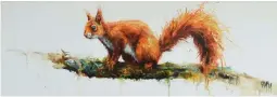  ?? ?? ‘Balancing Act’ Oil on canvas, image 30x75cm