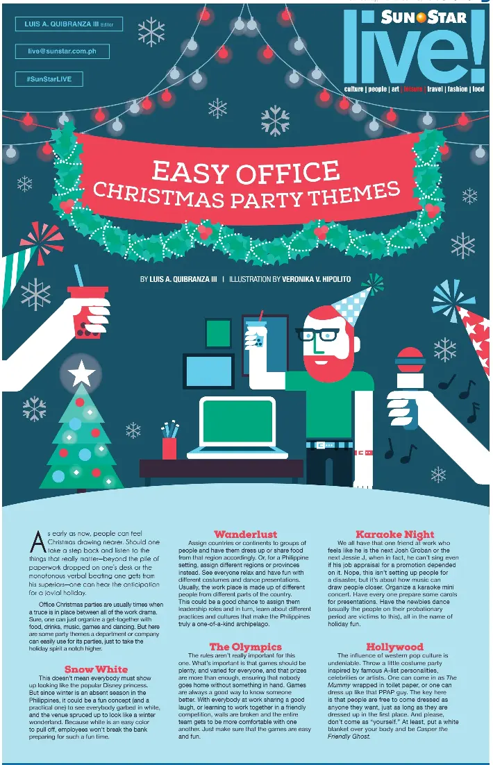 EASY OFFICE CHRISTMAS PARTY THEMES - PressReader