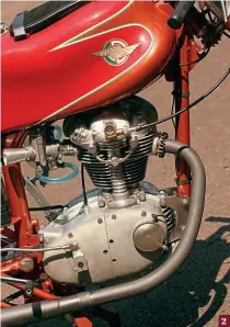  ??  ?? 2: The iconic outline of Taglioni’s ‘bevel’ Ducati.