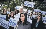  ?? Brian van der Brug Los Angeles Times ?? RACHEL ROSSI announces her run for L.A. County district attorney at the women’s jail in Lynwood.