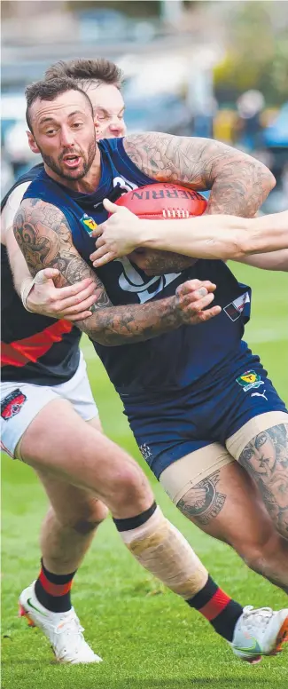  ??  ?? Cody Thorp of Launceston is no certainty for the grand final. Picture: Andrew Woodgate