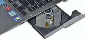  ??  ?? SURPRISING ADDITION: The Series 5 has an optical drive, something one would not expect in an Ultrabook.