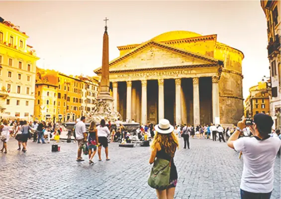  ?? DOMINIC ARIZONA BONUCCELLI/ RICK STEVES' EUROPE ?? Rome's Pantheon is just one of many historic sites worth visiting if you get the chance to travel to the historic city.