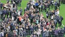  ??  ?? Oban High pupils walked out of school to protest against Argyll and Bute Council cuts.