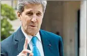  ?? LUDOVIC MARIN/GETTY-AFP ?? Former Secretary of State John Kerry has met several times with Iran’s foreign minister since April.