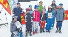  ?? FOTO: PRIVAT ?? Sechs Siege holten die Skifahrer des WSV Isny bei der Leki-Race-Challenge.