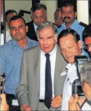  ?? HT/FILE ?? Ratan Tata and N Chandrasek­aran: First strike?