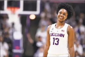 ?? Jessica Hill / Associated Press ?? UConn’s Christyn Williams during an exhibition game Nov. 4 in Storrs.