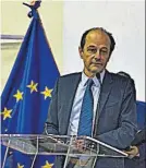  ??  ?? Compromiso. Andreu Bassols reiteró la cooperació­n de los Estados de la UE con El Salvador.